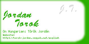 jordan torok business card