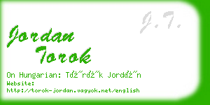 jordan torok business card